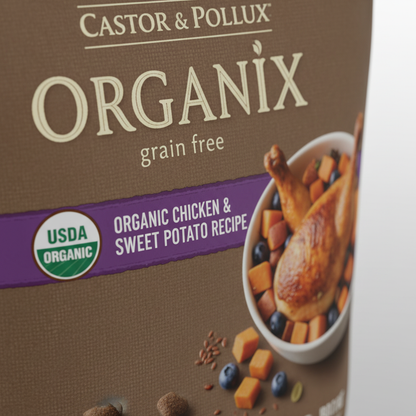 Castor & Pollux ORGANIX Grain Free Chicken & Sweet Potato Dog Food - 18 lb.