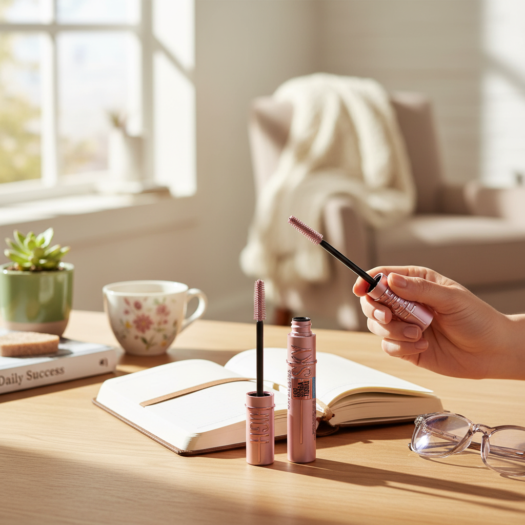 Maybelline Sky High Waterproof Mascara - Black, Volumizing & Lengthening