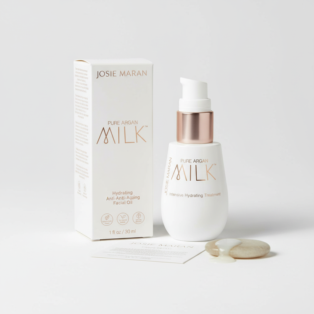 Josie Maran Argan Milk Serum: Hydrating Anti-Aging Facial Oil - 1 fl oz