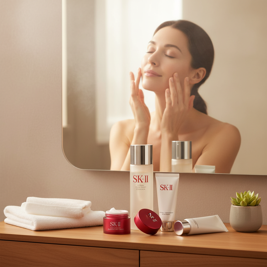 SK-II Youth Essentials Set: Cleanser, Essence & Cream - Anti-Aging & Texture Repair