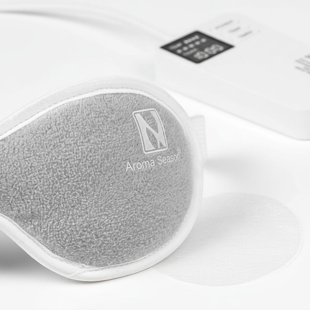 Aroma Season Heated Eye Mask: Dry Eye, Stye Relief / Rechargeable / Vibrating