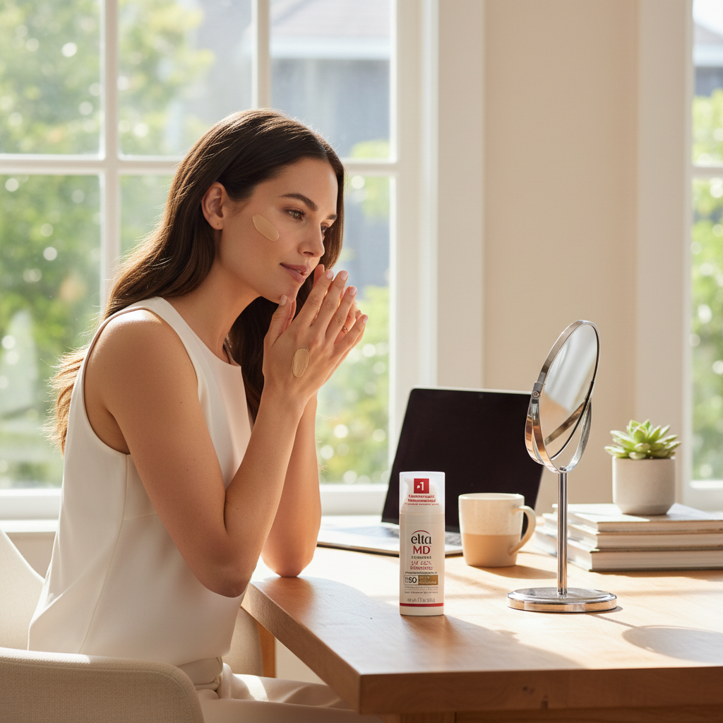 EltaMD UV AOX Tinted Sunscreen SPF50: Mineral Lotion 1.7oz