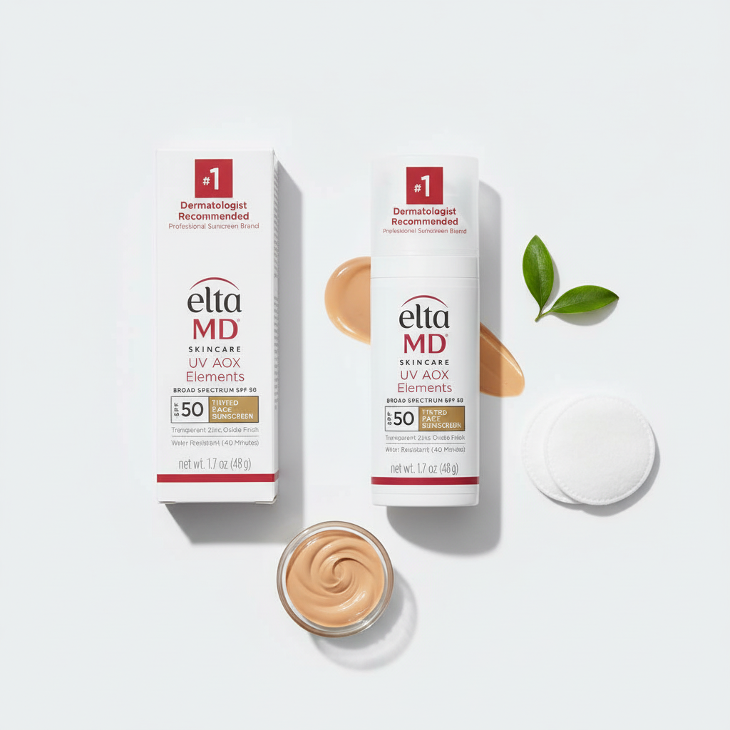 EltaMD UV AOX Tinted Sunscreen SPF50: Mineral Lotion 1.7oz