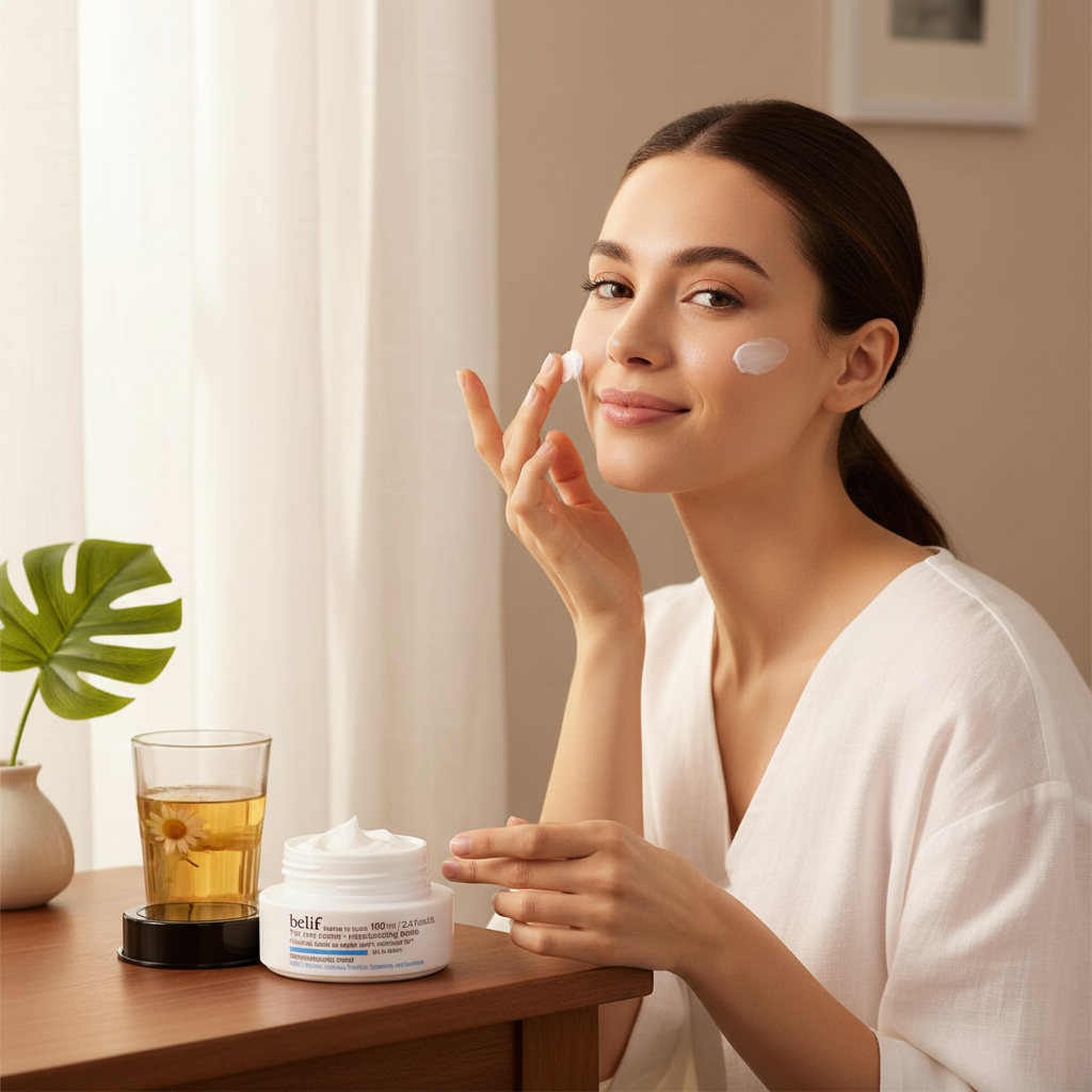 belif Moisturizing Bomb: Ceramide Peptide Cream, 100ml / 3.3 fl oz, 48hr Hydration