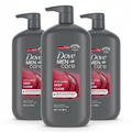 Dove Men+Care Deep Clean Body Wash 3-Pack, Exfoliating, 30oz