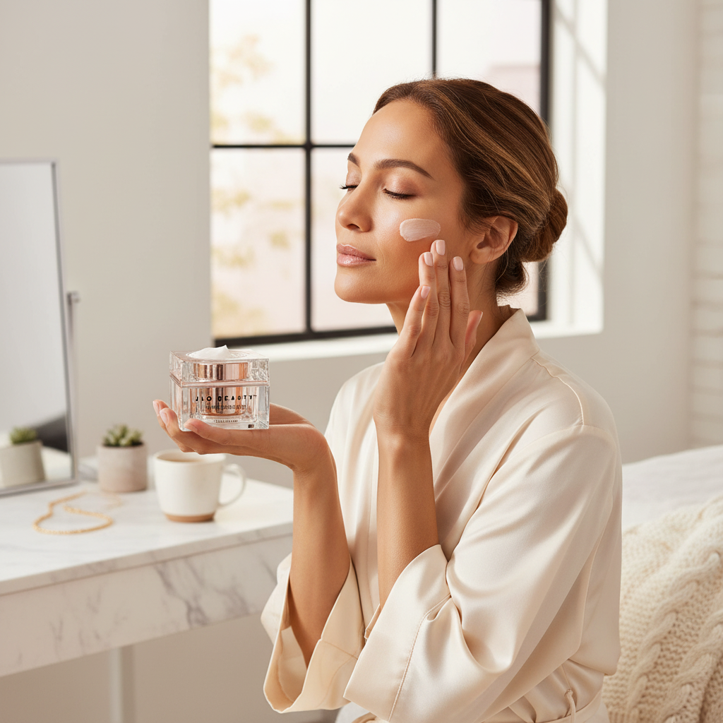 JLO BEAUTY Hydrating Face Cream: Hyaluronic Acid & Peptide, 1.7 Oz