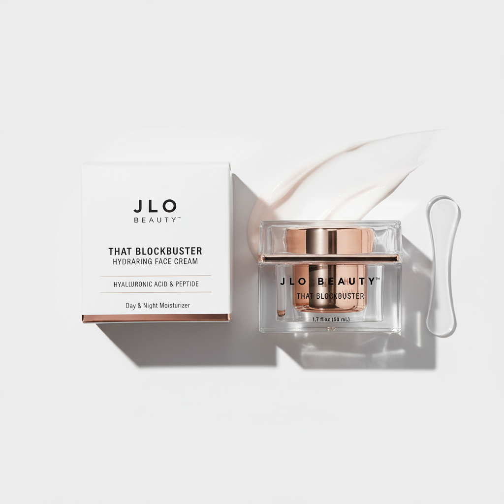 JLO BEAUTY Hydrating Face Cream: Hyaluronic Acid & Peptide, 1.7 Oz