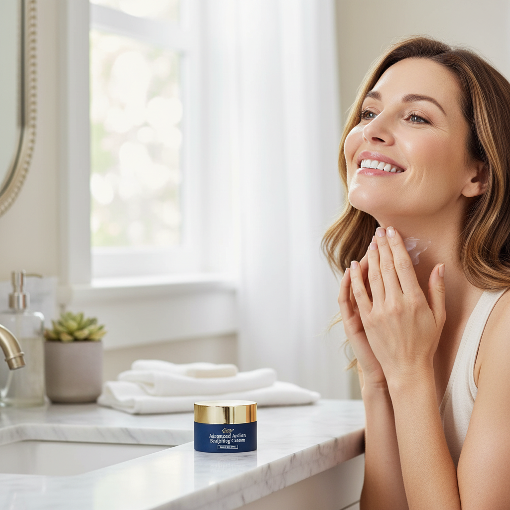 City Beauty Sculpting Cream: Firms Sagging Skin, Jawline & Neck