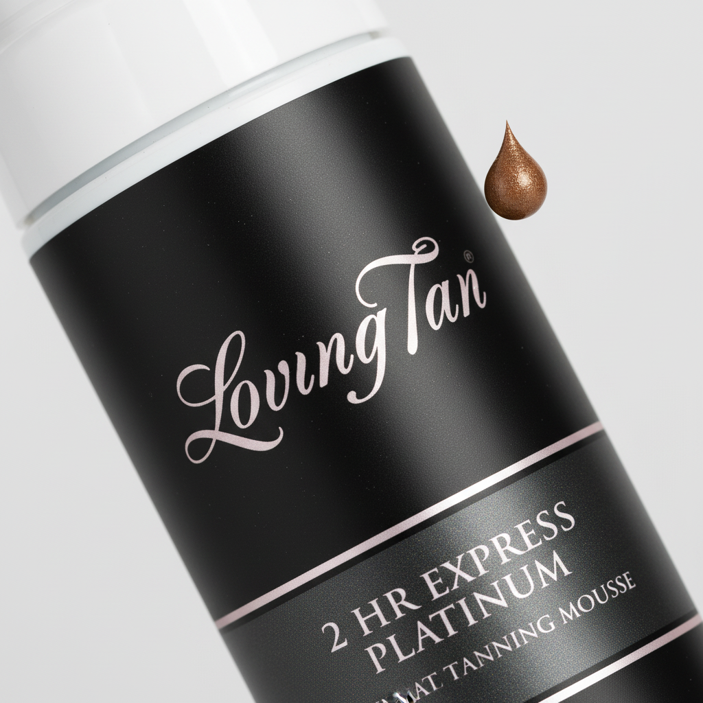Loving Tan Platinum 2HR Express Dark Self Tanner Mousse - Streak-Free, 6.7oz