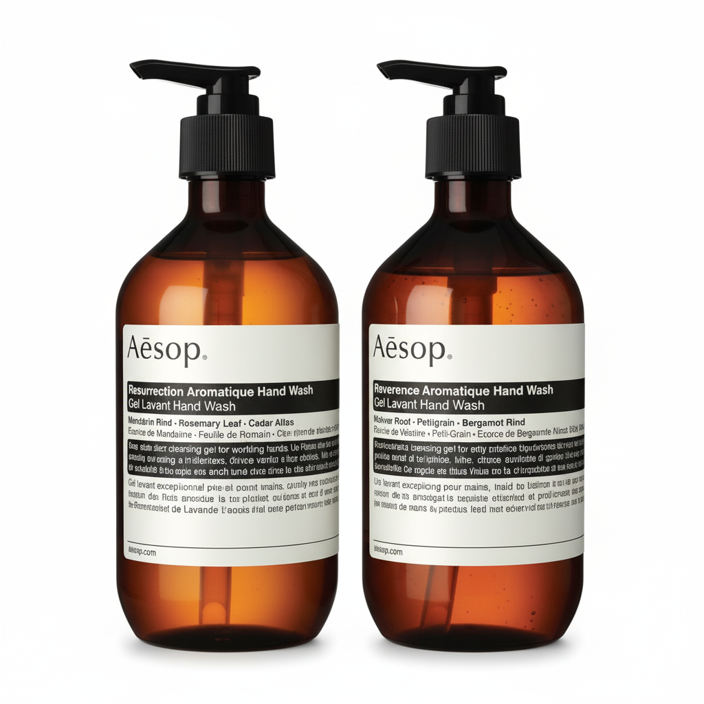 Aesop Hand Wash Set: Resurrection & Reverence / 16.9oz (x2) / Gentle Cleanse