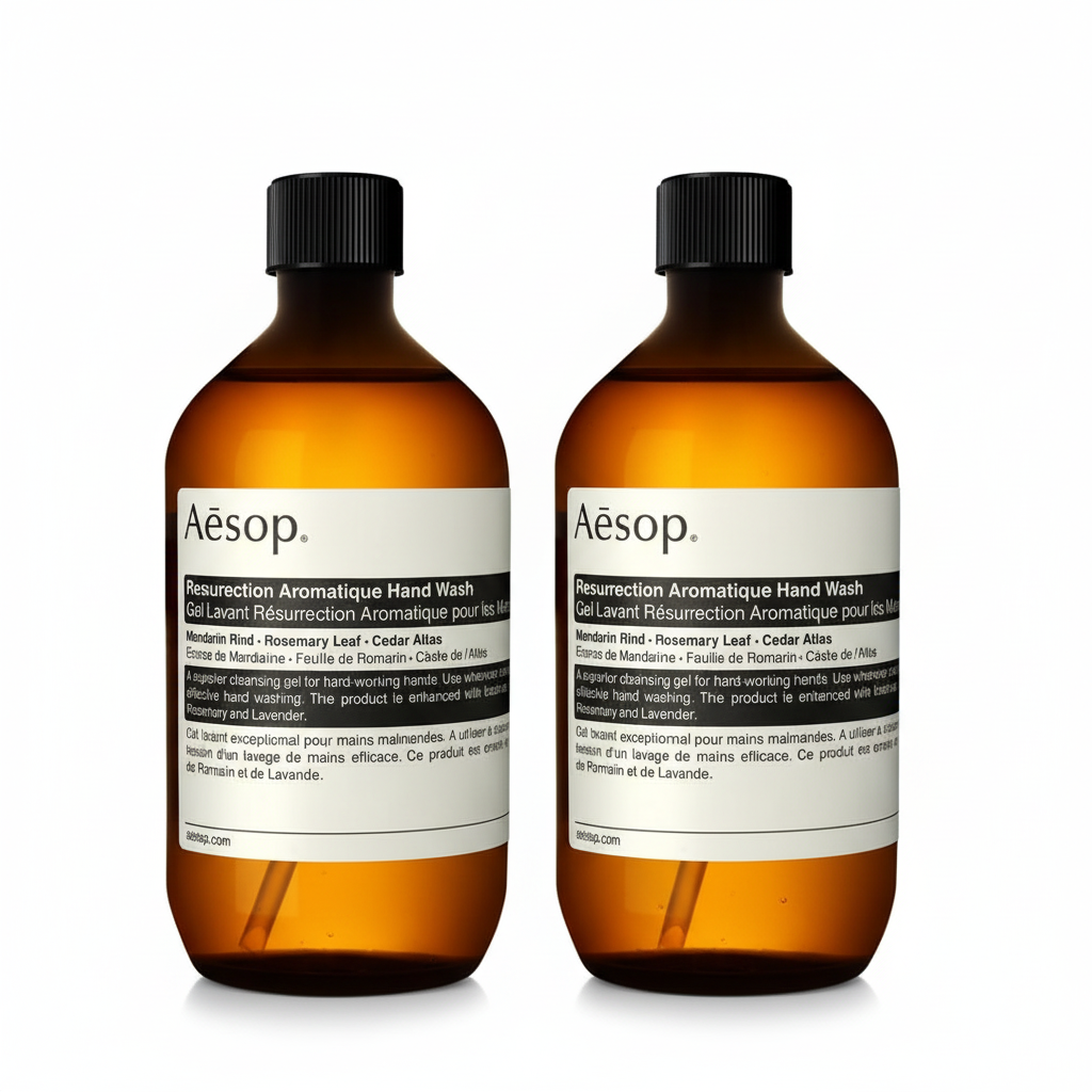 Aesop Resurrection Hand Wash & Refill: 500mL/16.9oz (2-Pack)