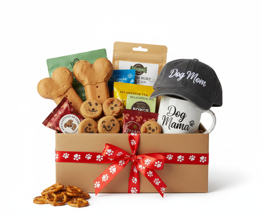Lucca Napa Dog Gift Basket: Deluxe Pet & Human Care Package