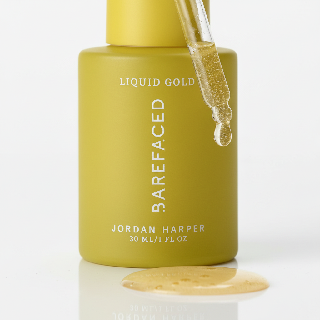 Barefaced Vit C Serum: 1oz / HA & Vit E - Anti-Aging, Dark Spot & Wrinkle Reduction