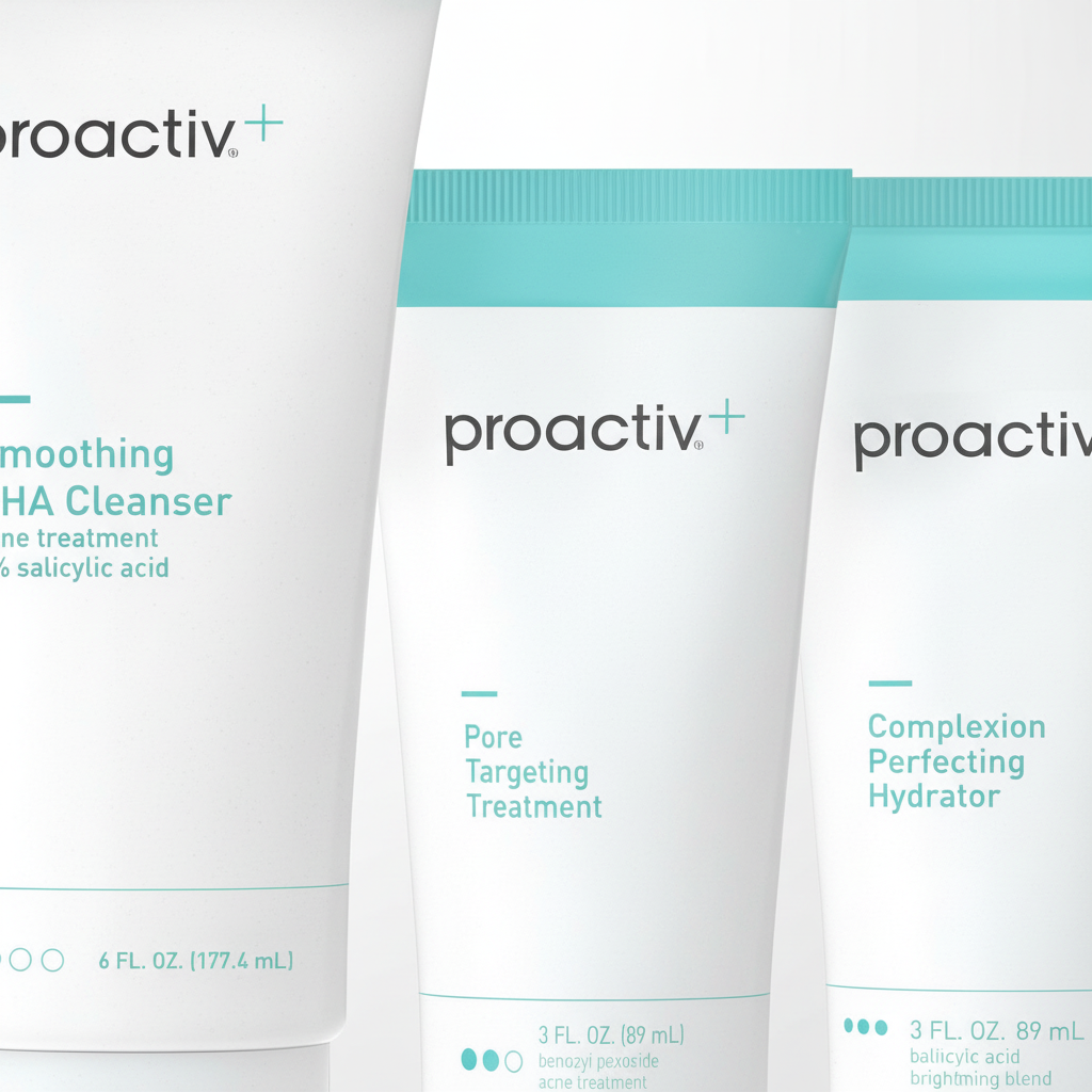 Proactiv+ Acne Treatment Kit: 90 Day, Advanced Skincare, Salicylic & Benzoyl Peroxide