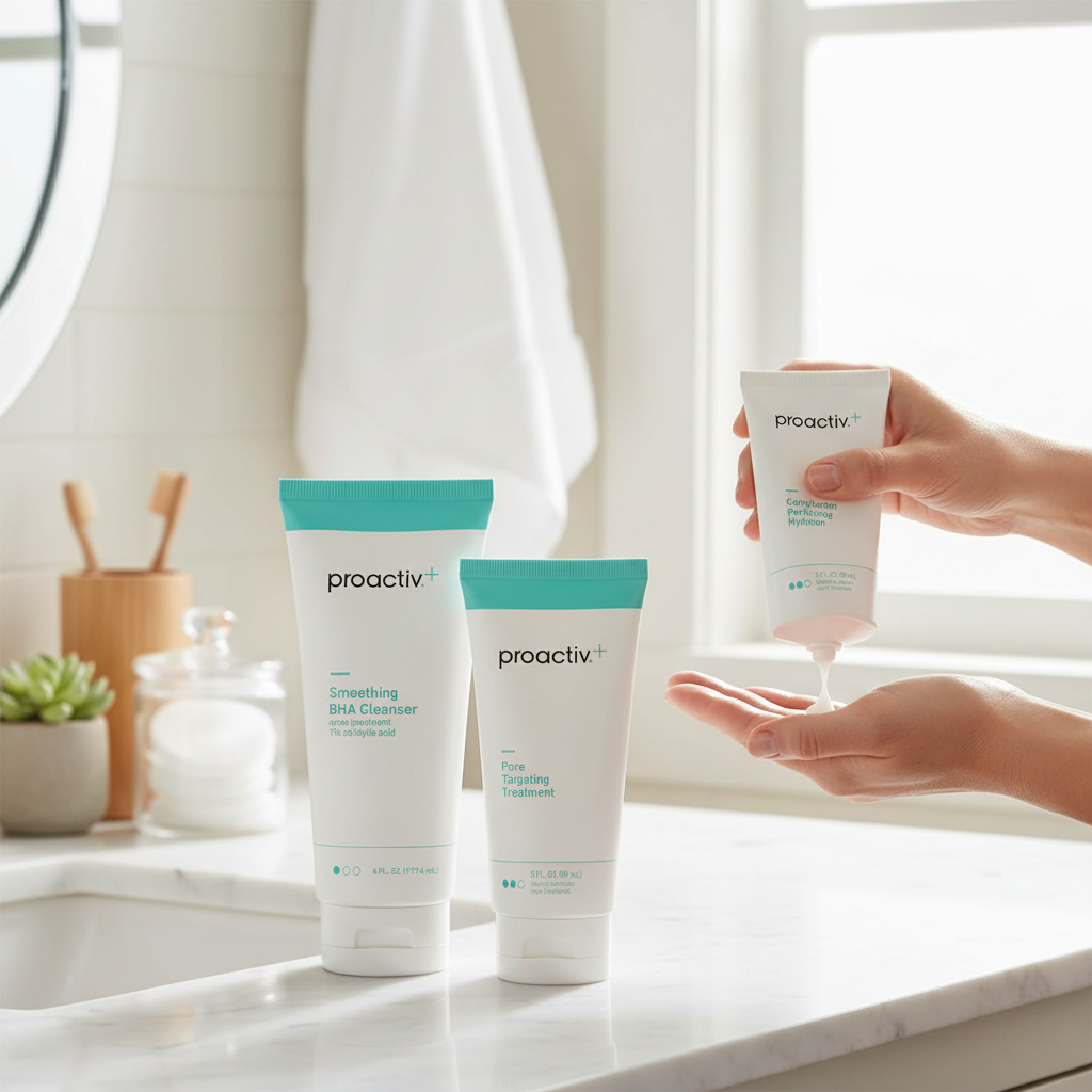 Proactiv+ Acne Treatment Kit: 90 Day, Advanced Skincare, Salicylic & Benzoyl Peroxide