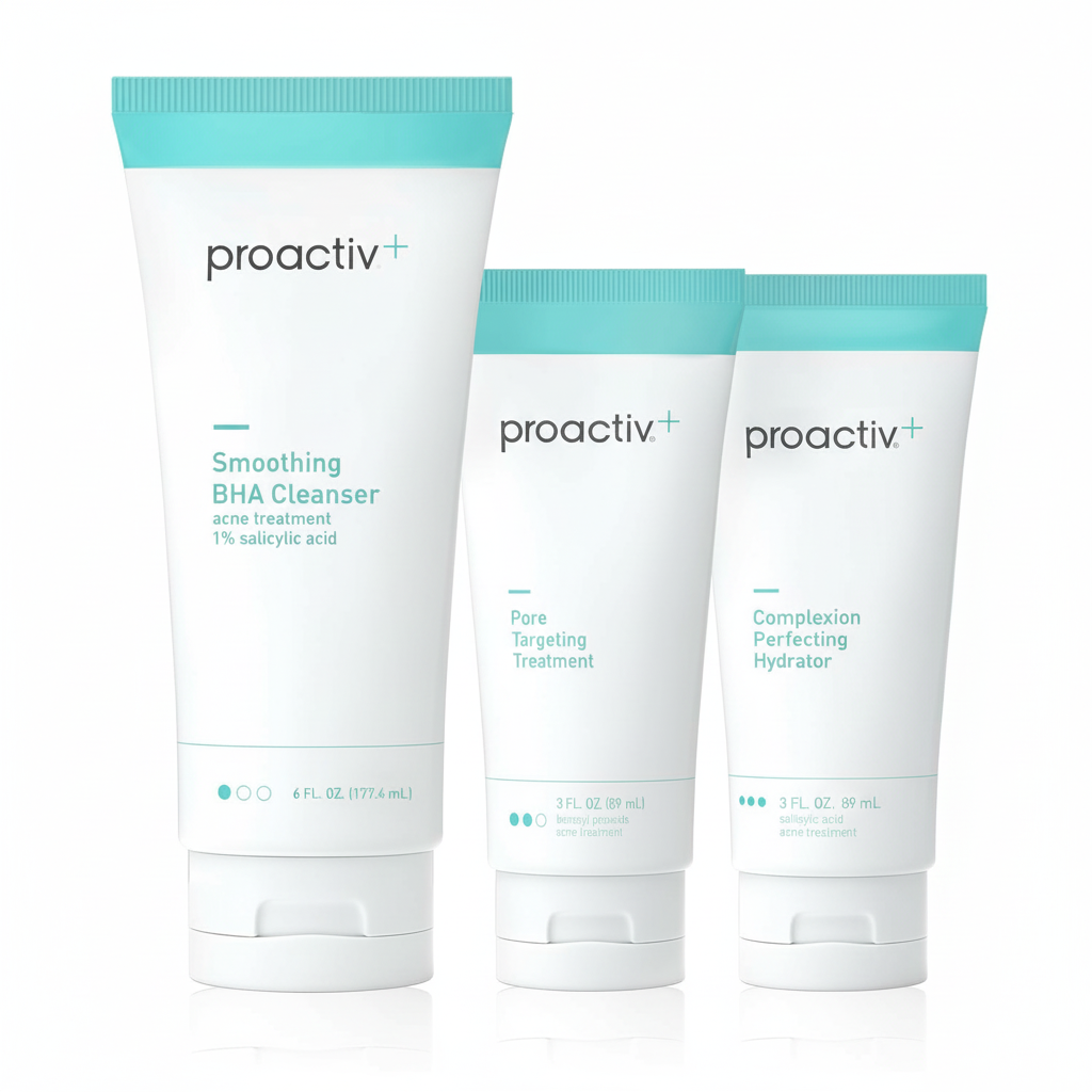 Proactiv+ Acne Treatment Kit: 90 Day, Advanced Skincare, Salicylic & Benzoyl Peroxide