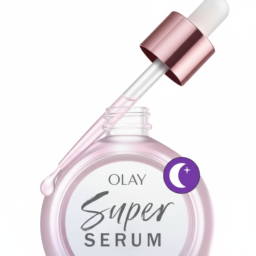 Olay Super Serum Night Repair - 1.7oz - Niacinamide, Peptide, Acid & Anti-Aging