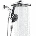 Rain Shower Head: High Pressure Handheld & Fixed Combo