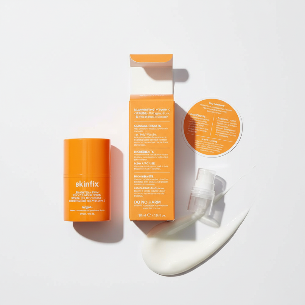 Skinfix Vitamin C Serum: Brighten & Firm - Dark Spots & Lines