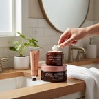 Josie Maran Glow Body Set: Argan Oil Cream, Face Cream & Body Butter