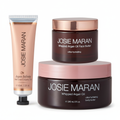 Josie Maran Glow Body Set: Argan Oil Cream, Face Cream & Body Butter