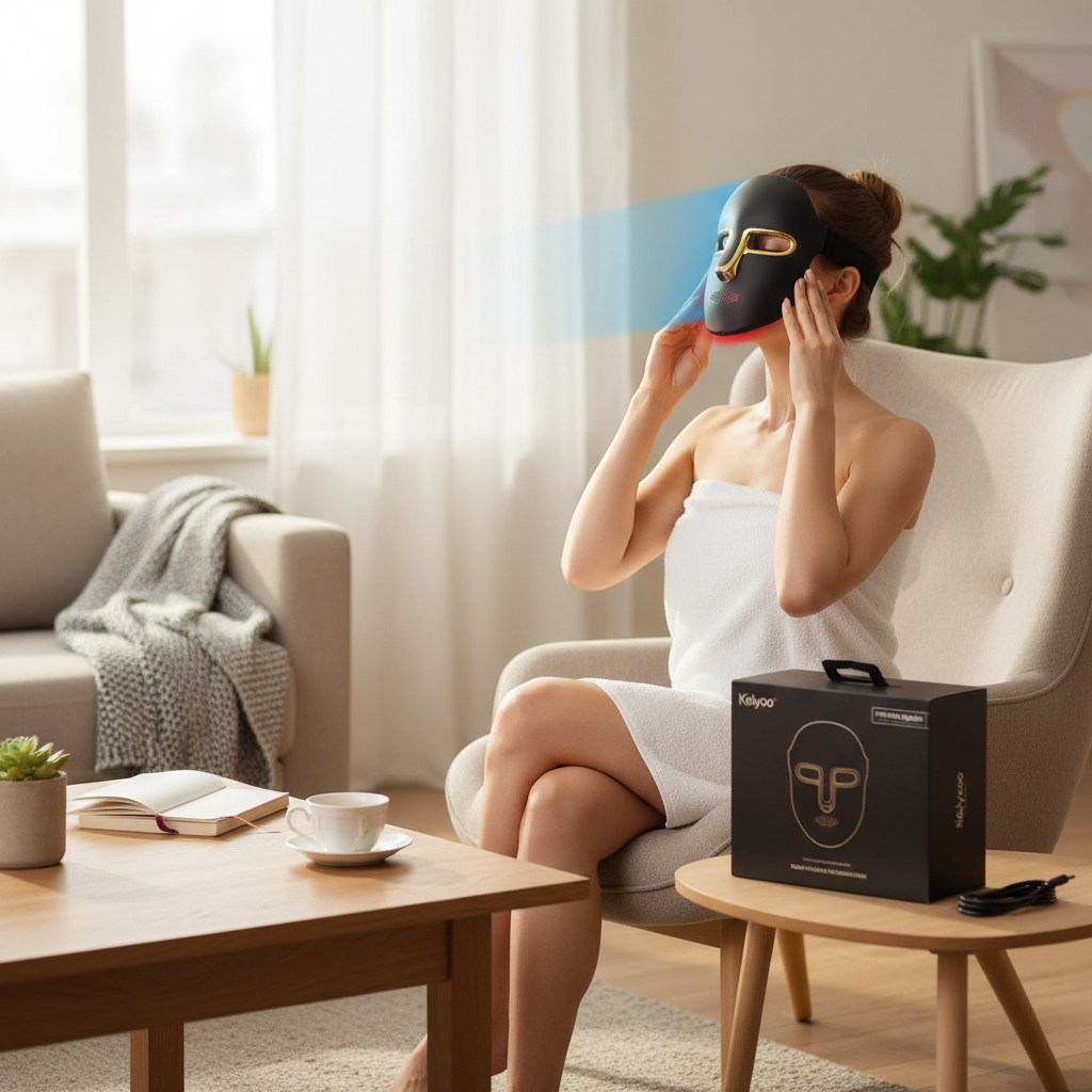 Red Light Face Mask - LED Therapy / Anti-Aging / Blemish