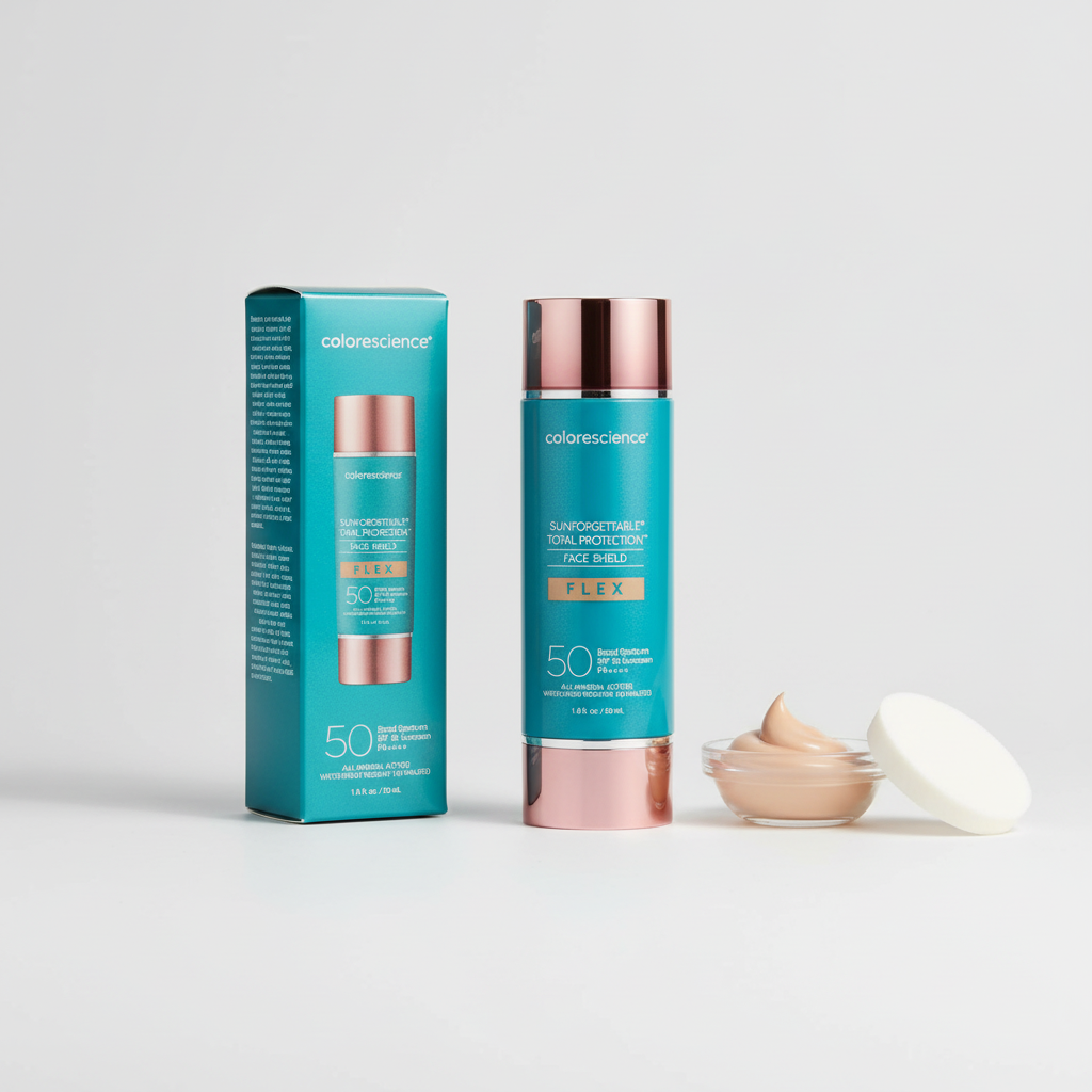 Colorescience Face Shield Flex SPF 50, Tinted Sunscreen, 1.8oz