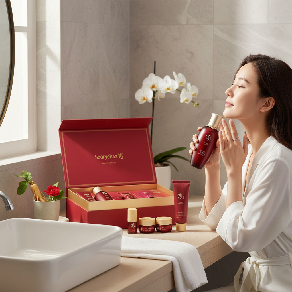 Sooryehan Hyobidam Set (14oz) / Anti-Aging Korean Skincare / Toner, Cream & More