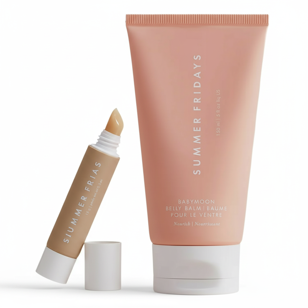 Summer Fridays Lip Butter Balm & Belly Balm Set - Hydrating Lip & Body (2pc)