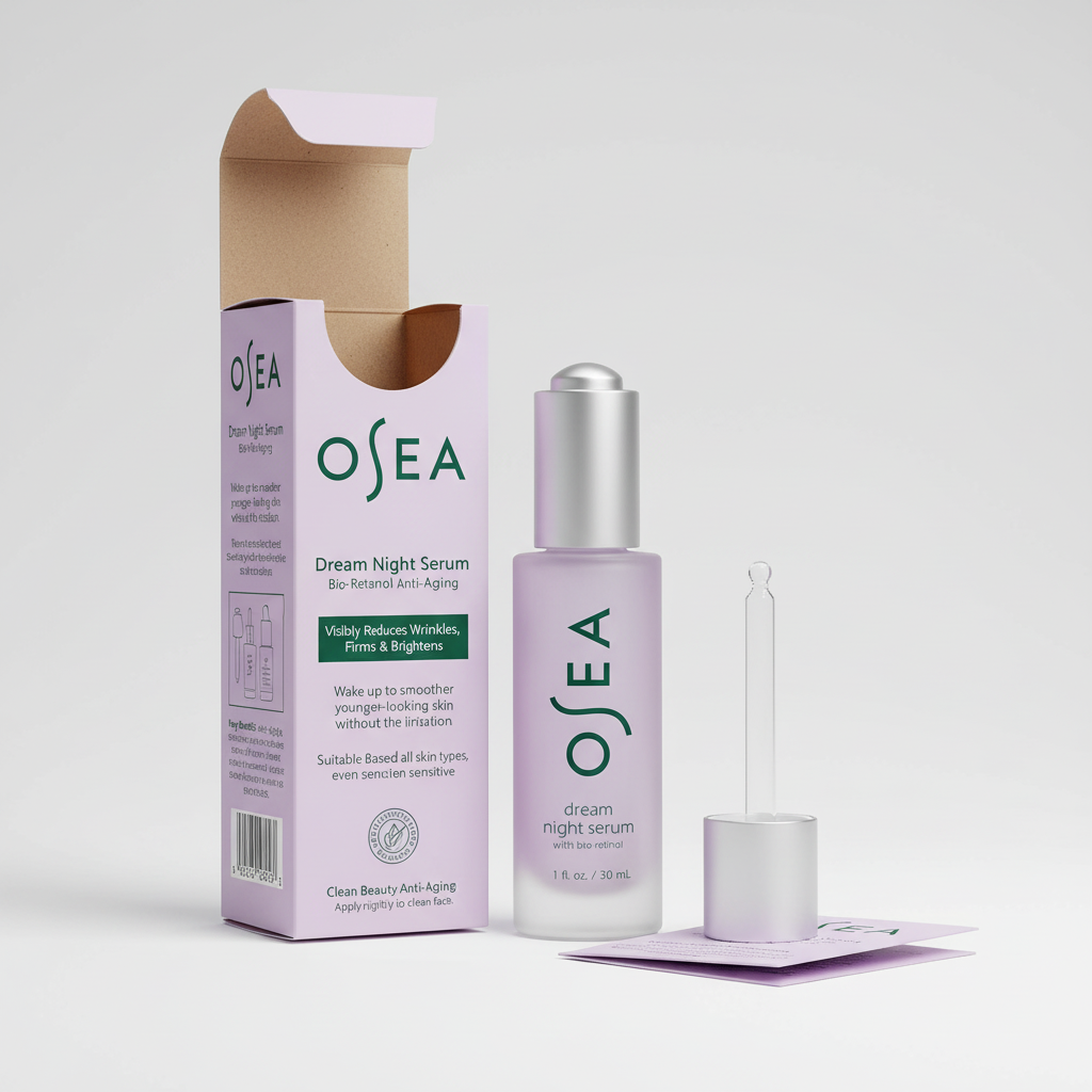 OSEA Dream Night Serum - Bio-Retinol Anti-Aging / Wrinkles, Firms & Brightens - 1oz