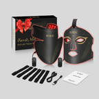 Red Light Therapy Mask, 5-Level LED 630/850nm, Face & Neck