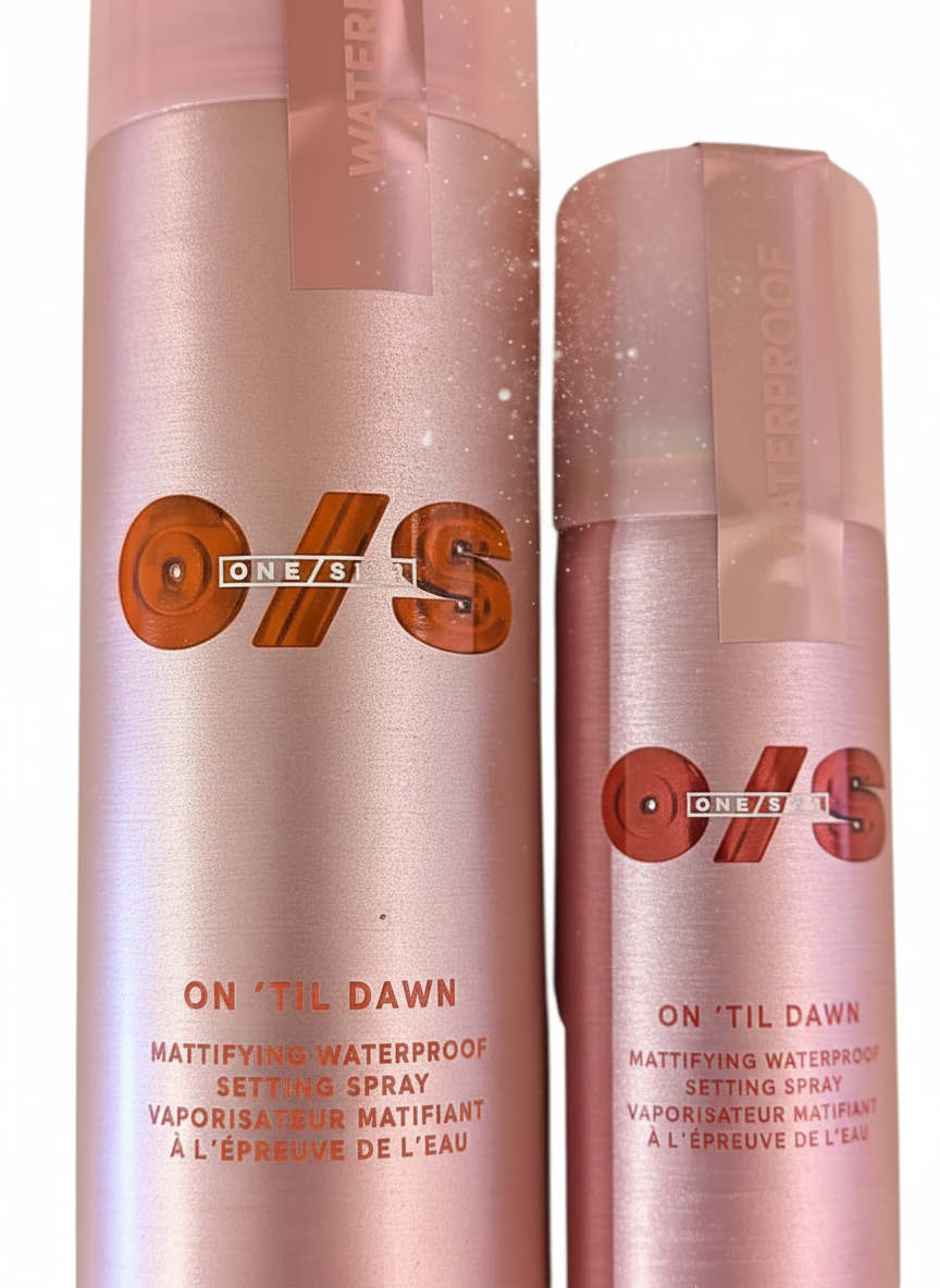 On 'Til Dawn Setting Spray Duo: Waterproof Mattifying - Full & Travel Size