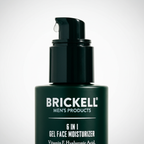 Brickell Men's 6-in-1 Face Moisturizer Gel 1.7oz, Unscented