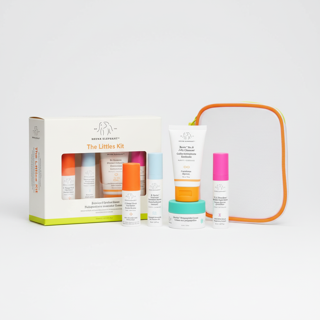 Drunk Elephant Littles Kit: Travel Skincare / AM & PM Essentials