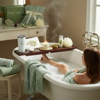 [Brand] Spa Gift Basket for Women - Blanket, Candle, Bath Salts & Tumbler - Self Care Gift Set