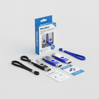 Wooolken 1GB USB 2.0 Flash Drive 2-Pack - Black & Blue